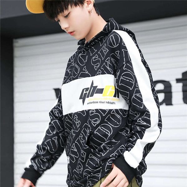 hooded 2020 boys' sweater long sve new korean edition children's color matching letter hoodie, Black
hooded 2020 boys' sweater long sve new korean edition children's color matching letter hoodie, Black