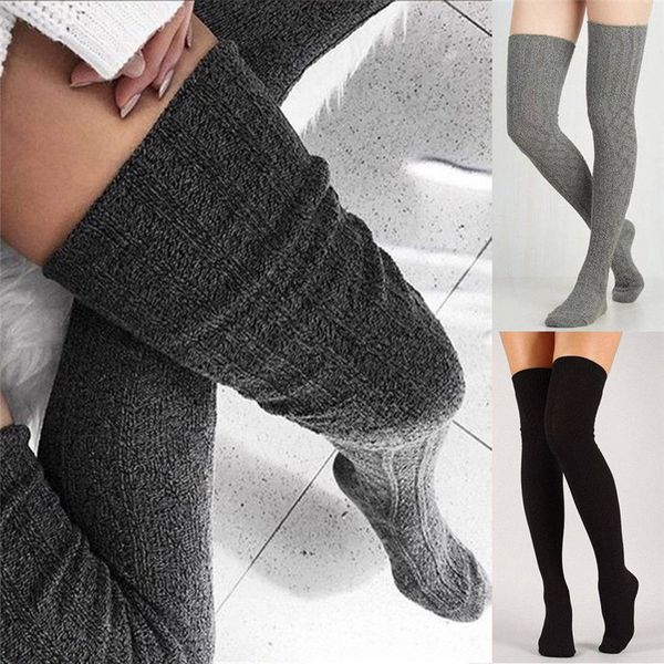 women over knee socks fashion female stockings warm long boot knit thigh-high gray khaki blue black, Black;white
women over knee socks fashion female stockings warm long boot knit thigh-high gray khaki blue black, Black;white
