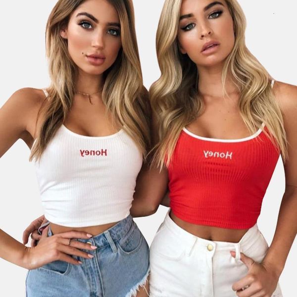 vest women crop summer strap honey embroidery cropped tank feminino ladies elastic shirt camisole, White
vest women crop summer strap honey embroidery cropped tank feminino ladies elastic shirt camisole, White