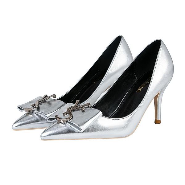 patent leather heeled shoes woman high heels height 7cm size34-41 summer shallow office pointed toe slip-on ladies pumps, Black
patent leather heeled shoes woman high heels height 7cm size34-41 summer shallow office pointed toe slip-on ladies pumps, Black