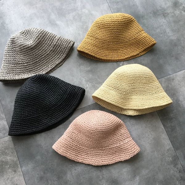 summer women's sun hat bucket cap breathable straw hat foldable dome elegant fashion beach hat women sun protection caps 201027, Blue;gray
summer women's sun hat bucket cap breathable straw hat foldable dome elegant fashion beach hat women sun protection caps 201027, Blue;gray