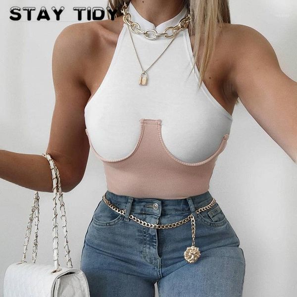 stay tidy fashion two-tone patchwork back hollow out skinny bodysuits 2019 autumn women sleeveless streetwear body female1, Black;white
stay tidy fashion two-tone patchwork back hollow out skinny bodysuits 2019 autumn women sleeveless streetwear body female1, Black;white