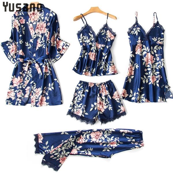 womens pajamas sets lace 5 pieces pajamas summer autumn sleepwear clothes for women female home suits nightwear y200708, Black;red
womens pajamas sets lace 5 pieces pajamas summer autumn sleepwear clothes for women female home suits nightwear y200708, Black;red