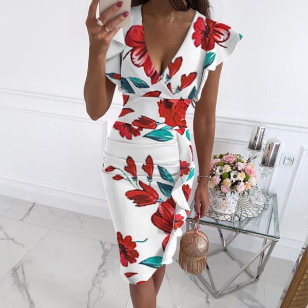 casual dresses women floral print summer clothes v-neck butterfly sleeve ruffle party midi dress robe slim high-waisted, Black;gray
casual dresses women floral print summer clothes v-neck butterfly sleeve ruffle party midi dress robe slim high-waisted, Black;gray