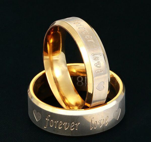 love new wedding 316l forever titanium stainless steel couple ring men women engagement jewerly rings wholesale, Silver
love new wedding 316l forever titanium stainless steel couple ring men women engagement jewerly rings wholesale, Silver