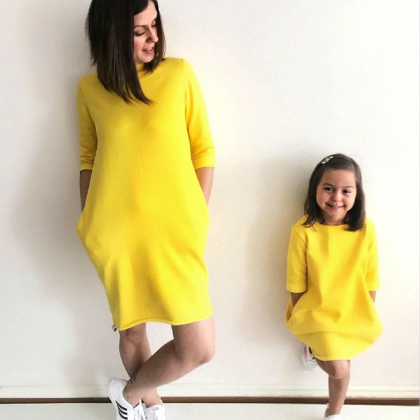 mother daughter dresses family matching outfits yellow short sleeve family look matching clothes mom and daughter dress lj201111, Blue
mother daughter dresses family matching outfits yellow short sleeve family look matching clothes mom and daughter dress lj201111, Blue