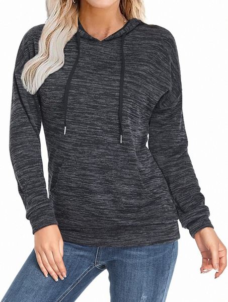 women casual pullover hoodie long sleeve drawstring sweatshirts with pocket 28cs#, Black
women casual pullover hoodie long sleeve drawstring sweatshirts with pocket 28cs#, Black
