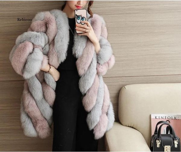 women's fur & faux autumn winter coat women warm casual thick ladies jacket female long plus size outwear plush overcoat, Black
women's fur & faux autumn winter coat women warm casual thick ladies jacket female long plus size outwear plush overcoat, Black