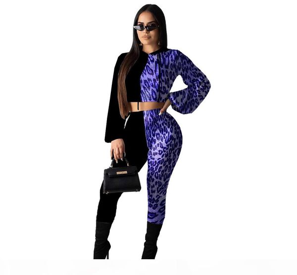 71sm9063 winter women fashion small lantern sleeve leopard two-piece splicing women two piece set and pants tracksuit, White
71sm9063 winter women fashion small lantern sleeve leopard two-piece splicing women two piece set and pants tracksuit, White