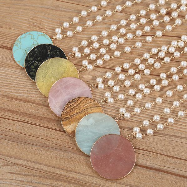 bohemian onyx pearl beads necklace for women men multicolor slice natural round agate stone quartz necklaces charm jewelry kimter-b338f
bohemian onyx pearl beads necklace for women men multicolor slice natural round agate stone quartz necklaces charm jewelry kimter-b338f