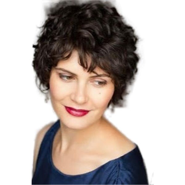 short natural wavy pixie cut wigs for black women brazilian virgin remy soft hair 150% density glueless none lace front human curl wigs, Black;brown
short natural wavy pixie cut wigs for black women brazilian virgin remy soft hair 150% density glueless none lace front human curl wigs, Black;brown