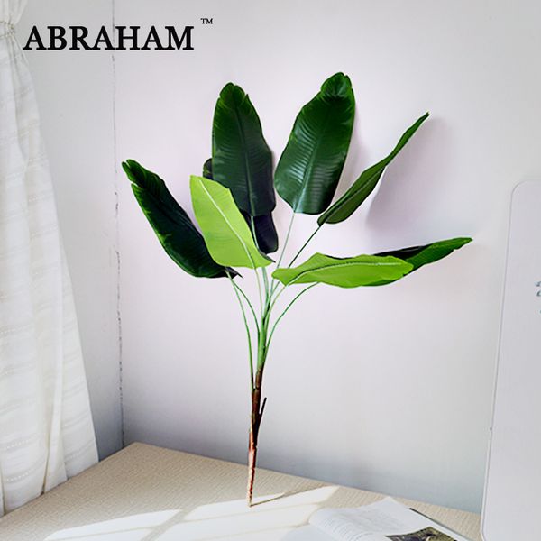 82cm 9fork large artificial musa tree plastic palm leaves fake tropical green plant canna foliage branch for home party decor 1029
82cm 9fork large artificial musa tree plastic palm leaves fake tropical green plant canna foliage branch for home party decor 1029