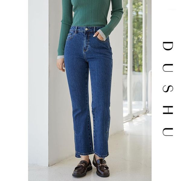 dushu plus size casual blue straight jeans high waist women denim vintage pants autumn winter bodycon vintage jeans bottom 20201
dushu plus size casual blue straight jeans high waist women denim vintage pants autumn winter bodycon vintage jeans bottom 20201