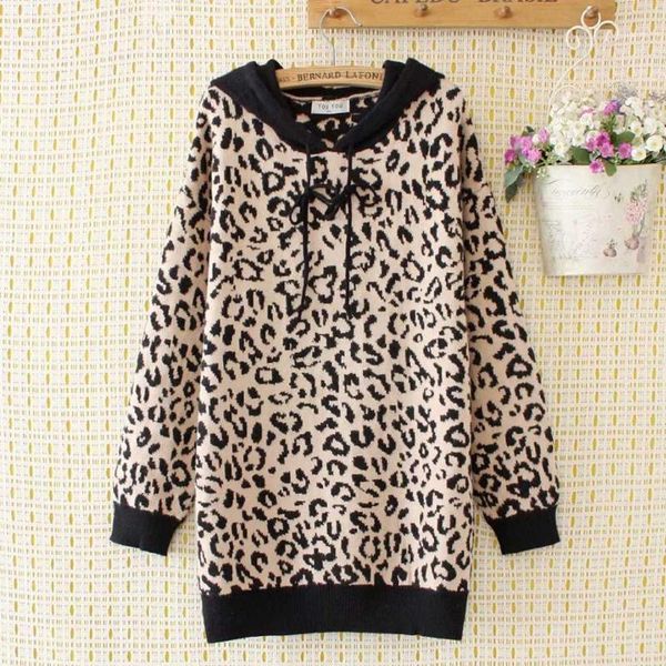 plus size women's leopard sweaters hooded autumn winter hoodies casual pullover oversized outerwear1, White;black
plus size women's leopard sweaters hooded autumn winter hoodies casual pullover oversized outerwear1, White;black