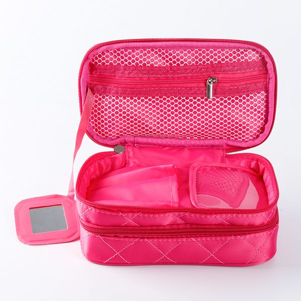 double-deck waterproof makeup storage boxes diamond lattice organizer portable nylon zipper cosmetic bag new arrives selling 15qe j1
double-deck waterproof makeup storage boxes diamond lattice organizer portable nylon zipper cosmetic bag new arrives selling 15qe j1