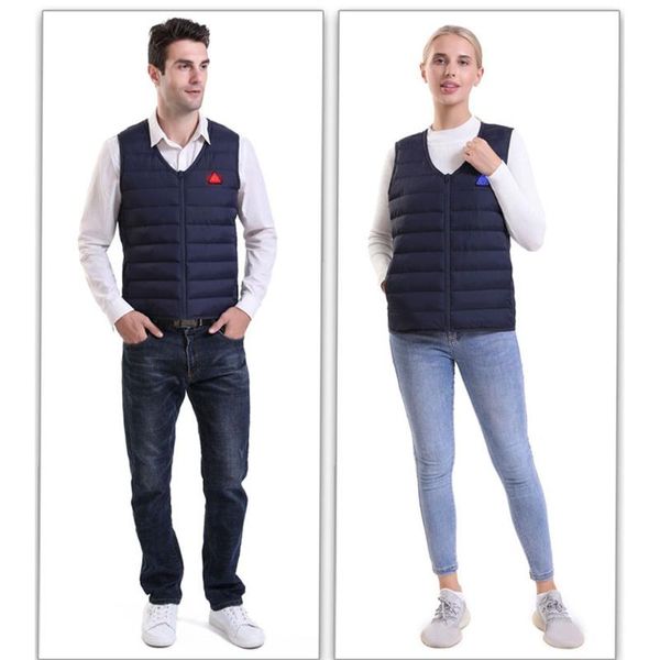 outdoor t-shirts carbon fiber electric heated vest 3 temperature levels riding autumn winter adults camping usb heating keep warm safety, Gray;blue
outdoor t-shirts carbon fiber electric heated vest 3 temperature levels riding autumn winter adults camping usb heating keep warm safety, Gray;blue