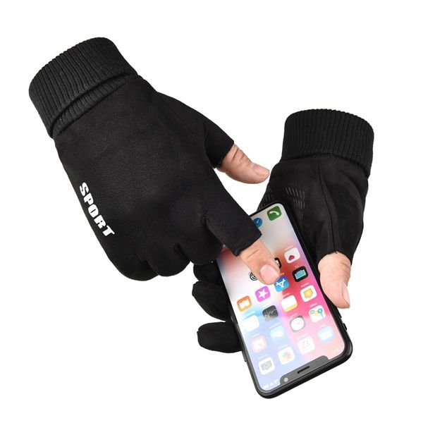 newdelivery зима экран касание мужского плюшевый теплые непромокаемые утечки две кожаные перчатки для верховой езды за руль половины пальца
newdelivery зима экран касание мужского плюшевый теплые непромокаемые утечки две кожаные перчатки для верховой езды за руль половины пальца