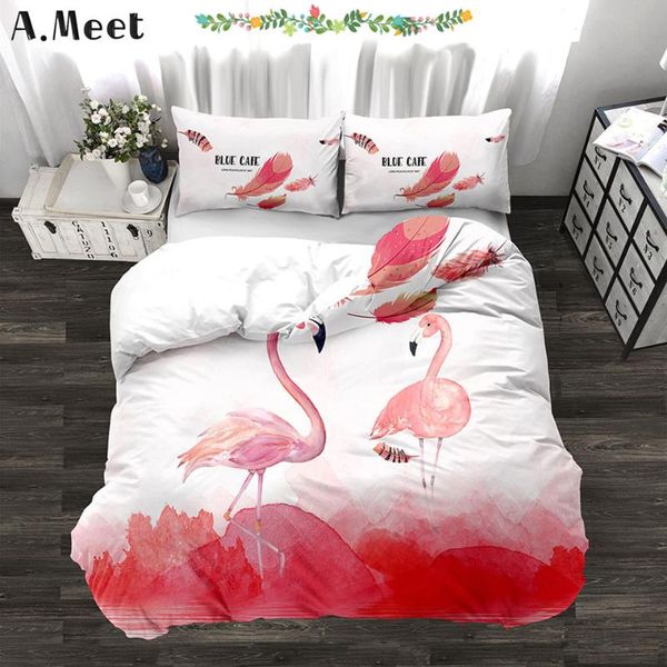 3d flamingo super king size bedding set luxury bed linen pink beding set sheet printing home roupa de cama nevresim takimlari
3d flamingo super king size bedding set luxury bed linen pink beding set sheet printing home roupa de cama nevresim takimlari