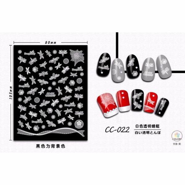 stickers & decals super thin self adhensive 3d nail art slider sticker transparent white flower feather dragonfly bubble cc019-027, Black
stickers & decals super thin self adhensive 3d nail art slider sticker transparent white flower feather dragonfly bubble cc019-027, Black