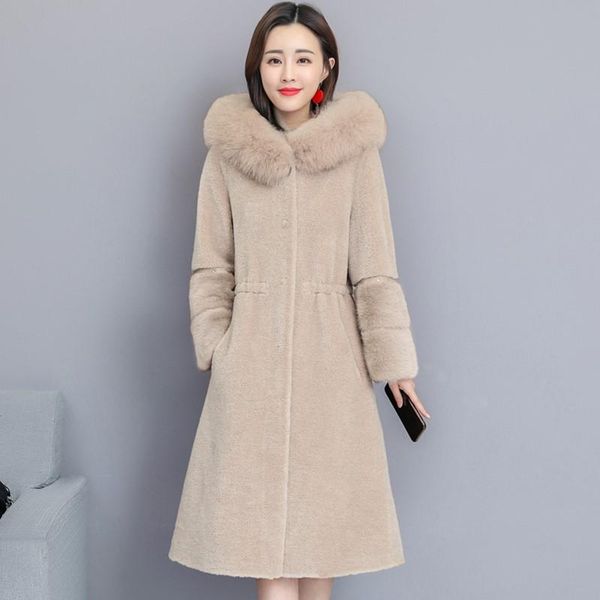 women winter long faux fur coat fluffy fur collar hooded parka solid color long sleeve plus size outerwear y632, Black
women winter long faux fur coat fluffy fur collar hooded parka solid color long sleeve plus size outerwear y632, Black