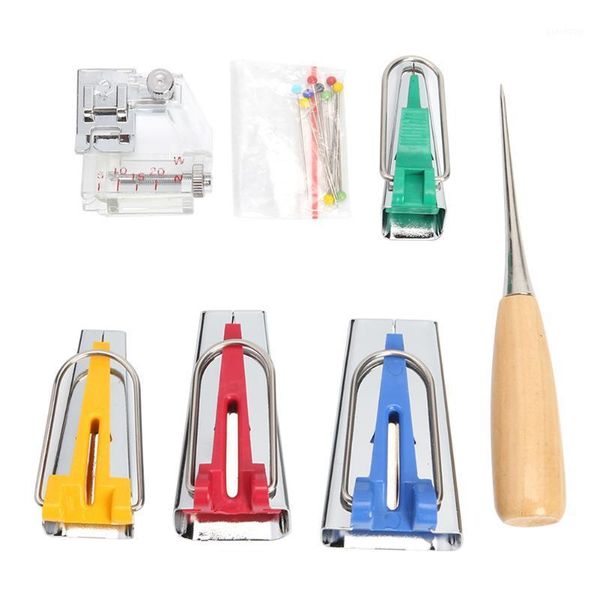 7pcs/11pcs multifunction sewing bias tape maker set diy patchwork quilting tool household machine binding sewing accessories1, Black
7pcs/11pcs multifunction sewing bias tape maker set diy patchwork quilting tool household machine binding sewing accessories1, Black