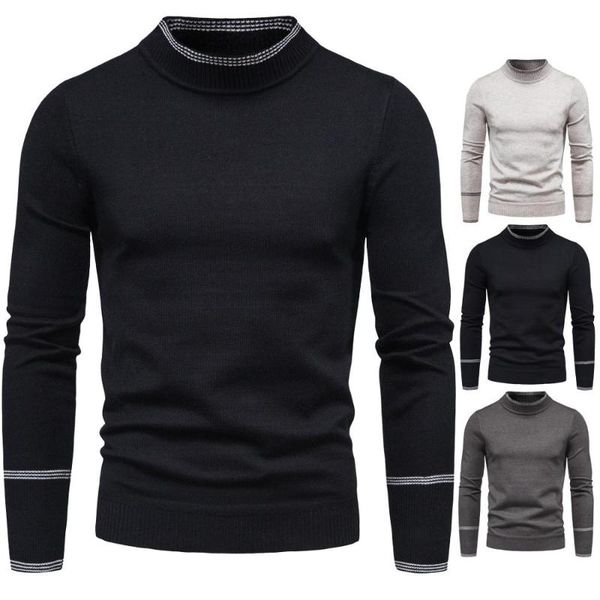 men's sweaters autumn stripe half-turtleneck long-sleeved casual sweater black british collar pullover knitted base heren, White;black
men's sweaters autumn stripe half-turtleneck long-sleeved casual sweater black british collar pullover knitted base heren, White;black