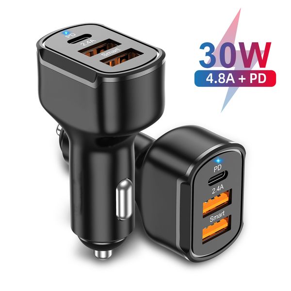 30w pd 3 usb car charger 4.0 3.0 qc4.0 qc3.0 fast charge universal type-c fast charging for iphonex xiaomi and huawei ing
30w pd 3 usb car charger 4.0 3.0 qc4.0 qc3.0 fast charge universal type-c fast charging for iphonex xiaomi and huawei ing
