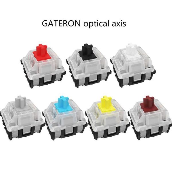 gateron optical switch for replace optical switch mechanical keyboard gk61 sk64 blue, red, brown, black,yellow,whit axis
gateron optical switch for replace optical switch mechanical keyboard gk61 sk64 blue, red, brown, black,yellow,whit axis
