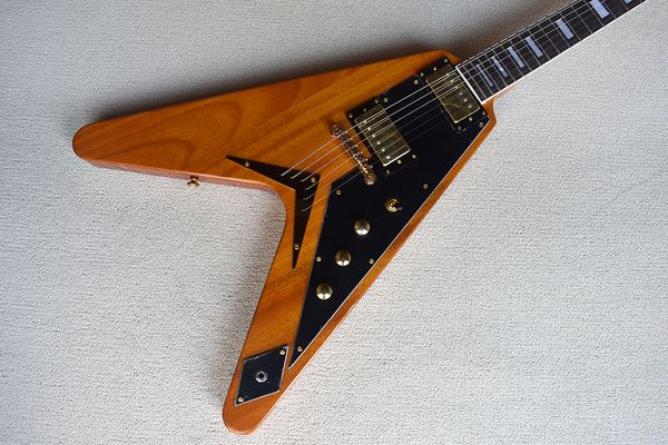 factory flying v shape electric guitar with mahogany body and neck,gold hardware,rosewood fingerboard, can be customized
factory flying v shape electric guitar with mahogany body and neck,gold hardware,rosewood fingerboard, can be customized