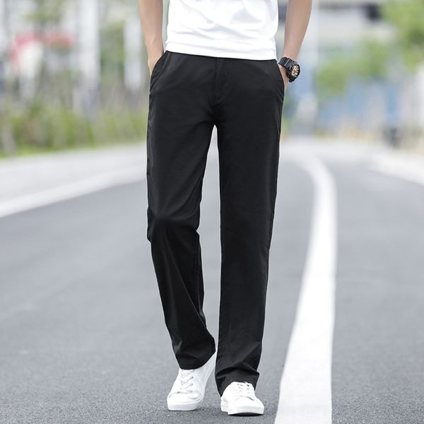 summer cotton casual men's thin breathable straight casual and trouserstrousers and trousers tube loose fat elastic versatile long pant, Blue
summer cotton casual men's thin breathable straight casual and trouserstrousers and trousers tube loose fat elastic versatile long pant, Blue