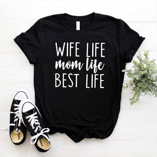 wife life mom life women tshirt cotton hipster funny t shirt gift lady yong girl tee drop ship zy 424, White
wife life mom life women tshirt cotton hipster funny t shirt gift lady yong girl tee drop ship zy 424, White