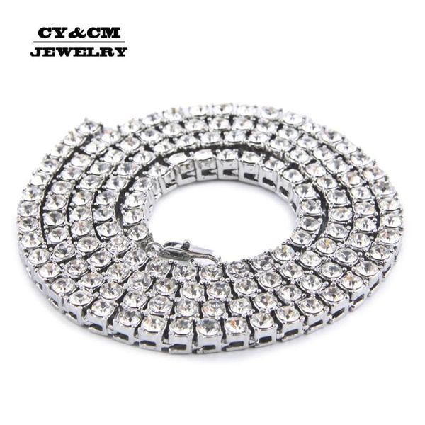 mens hip hop necklace iced out 1 row 5mm rhinestone bling crystal tennis chains women necklace chain 18inch-30inch drop shipping, Silver
mens hip hop necklace iced out 1 row 5mm rhinestone bling crystal tennis chains women necklace chain 18inch-30inch drop shipping, Silver