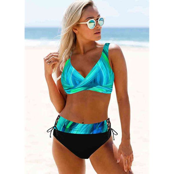 2 pieces set swimsuit women bikinis set rainbow striped swimwear women high waist bikini push up swimming suit, White;black
2 pieces set swimsuit women bikinis set rainbow striped swimwear women high waist bikini push up swimming suit, White;black