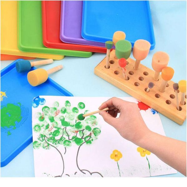 4pcs diy sponge yellow paint brush wooden handle painting graffiti kids doodle toys art children's painting tool draw jllwkh
4pcs diy sponge yellow paint brush wooden handle painting graffiti kids doodle toys art children's painting tool draw jllwkh