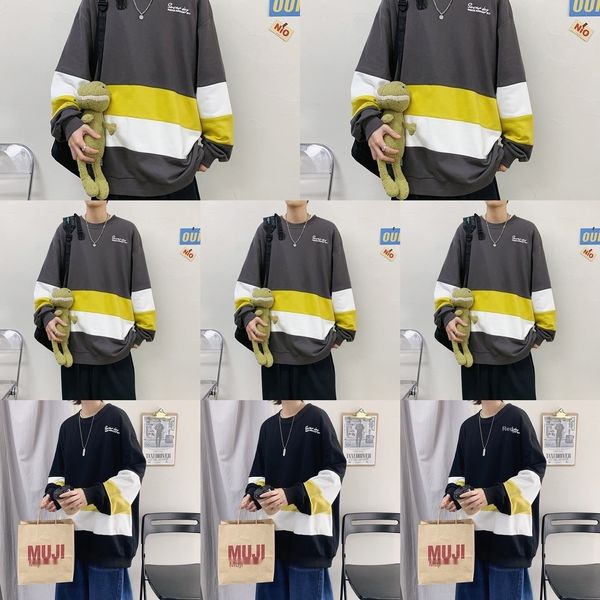 vjdtq couple men's coat 2020 pullover autumn new 22ayy pullover sweater bf embroidered trendy coat men's base shirt loose, Black
vjdtq couple men's coat 2020 pullover autumn new 22ayy pullover sweater bf embroidered trendy coat men's base shirt loose, Black