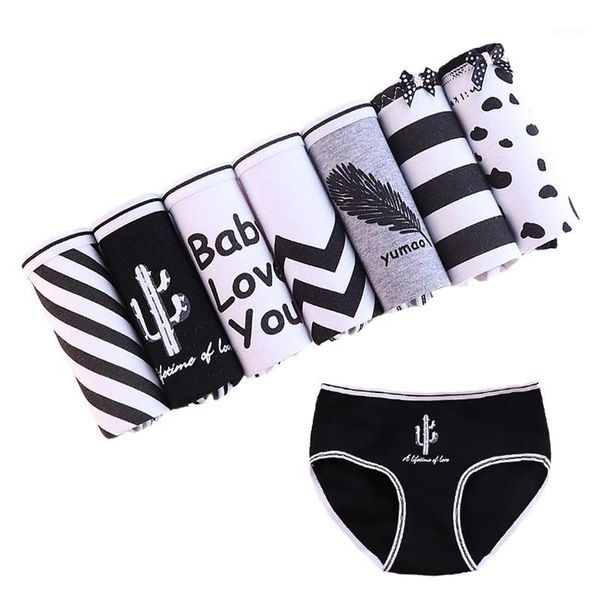 7pcs/lot panties women underwear cotton printed briefs seamless cueca calcinhas shorts underpants girls cute stripe panty1, Black;pink
7pcs/lot panties women underwear cotton printed briefs seamless cueca calcinhas shorts underpants girls cute stripe panty1, Black;pink