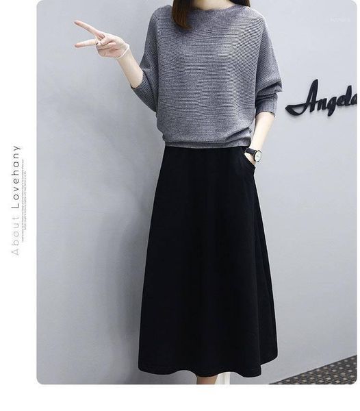 2019 new fashion women sweater autumn western sweater dress new loose casual skirt style large size knit winter set, White
2019 new fashion women sweater autumn western sweater dress new loose casual skirt style large size knit winter set, White