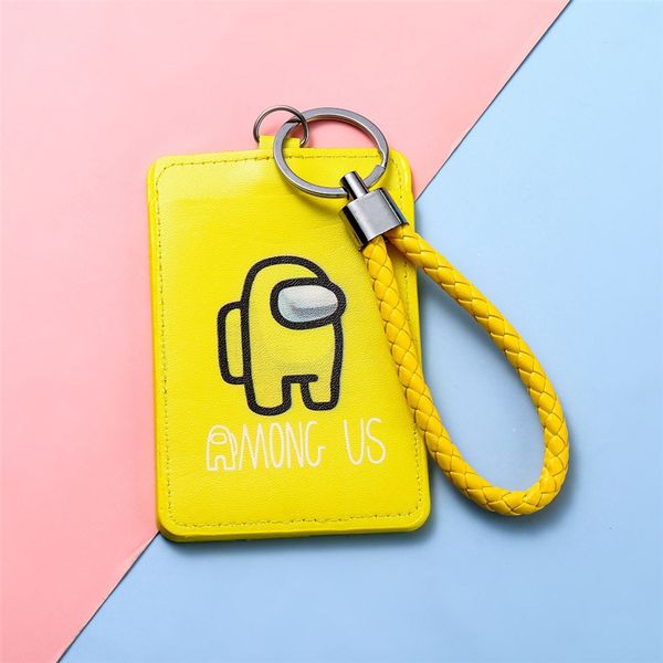 16 colors among us card holder game anime slot pocket pu leather wallets lanyard wristlet holders for student bus id credit holder g10502, White
16 colors among us card holder game anime slot pocket pu leather wallets lanyard wristlet holders for student bus id credit holder g10502, White