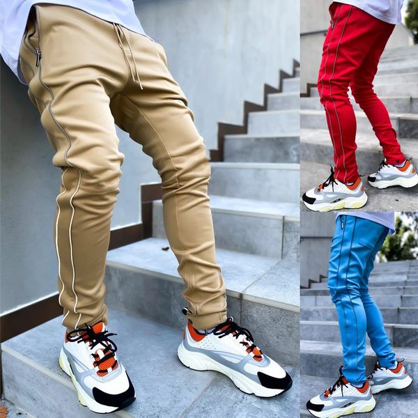 running pants mens sweatpants with zipper pockets fitness athletic jogging trousers, Black;blue
running pants mens sweatpants with zipper pockets fitness athletic jogging trousers, Black;blue