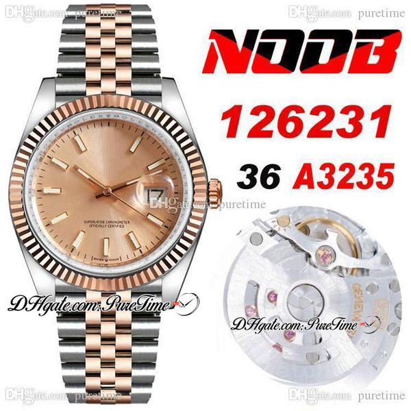 2021 n 36 126231 date a3235 automatic womens mens watch two tone rose gold champagne dial stick markers ss bracelet puretime g7, Slivery;brown
2021 n 36 126231 date a3235 automatic womens mens watch two tone rose gold champagne dial stick markers ss bracelet puretime g7, Slivery;brown