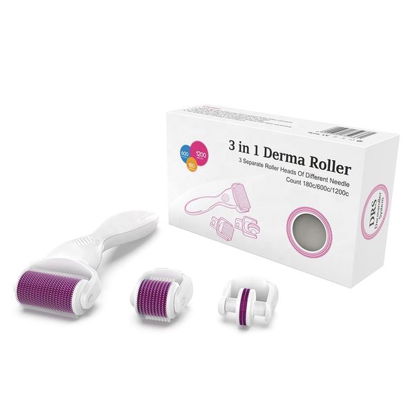 3 in 1 dermaroller microneedle roller white micro needling skin roller for facial beauty spa by fast shipping 7 days
3 in 1 dermaroller microneedle roller white micro needling skin roller for facial beauty spa by fast shipping 7 days