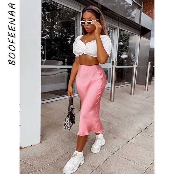 boofeenaa elegant satin silk high waist long skirt fashion casual a line skirts womens pink yellow black c70-h72 y200326
boofeenaa elegant satin silk high waist long skirt fashion casual a line skirts womens pink yellow black c70-h72 y200326
