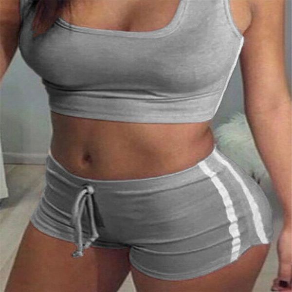 женская 2pcs спортивный костюм спорт мода дамы наборы две пьесы crop top vest бюстгальтер бег фитнес-центр короткие штаны пуловеры, Gray
женская 2pcs спортивный костюм спорт мода дамы наборы две пьесы crop top vest бюстгальтер бег фитнес-центр короткие штаны пуловеры, Gray