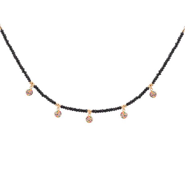 chokers charms colorful small round choker necklace for women bohemia white black beads chain necklaces jewelry gifts accessories, Golden;silver
chokers charms colorful small round choker necklace for women bohemia white black beads chain necklaces jewelry gifts accessories, Golden;silver