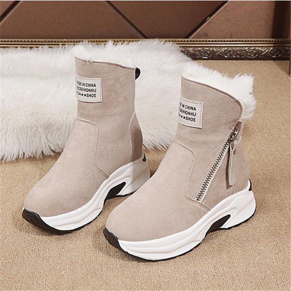 women boots non-slip ankle boots winter snow women platform winter shoes with thick fur botas mujer q28, Black
women boots non-slip ankle boots winter snow women platform winter shoes with thick fur botas mujer q28, Black