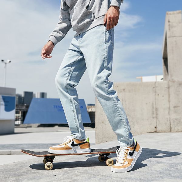 semir jeans brand pencil 2020 new autumn denim trousers fashion men light blue pants for man 
semir jeans brand pencil 2020 new autumn denim trousers fashion men light blue pants for man