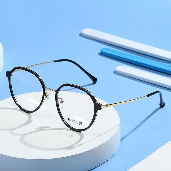 beta titanium frame glasses full rim eye glasses round spectacles with spring hinges new arrival eyewear, Black
beta titanium frame glasses full rim eye glasses round spectacles with spring hinges new arrival eyewear, Black