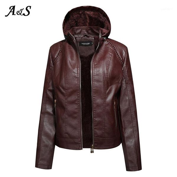 anbenser faux leather jacket women hoodies gothic basic pu jacket fleece warm outerwear hooded zipper waterproof ladies coat xl1, Black
anbenser faux leather jacket women hoodies gothic basic pu jacket fleece warm outerwear hooded zipper waterproof ladies coat xl1, Black