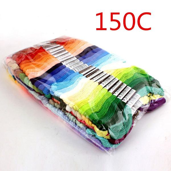 150 pcs random color diy silk line branch threads similar thread embroidery thread floss skein cross stitch, Black;white
150 pcs random color diy silk line branch threads similar thread embroidery thread floss skein cross stitch, Black;white