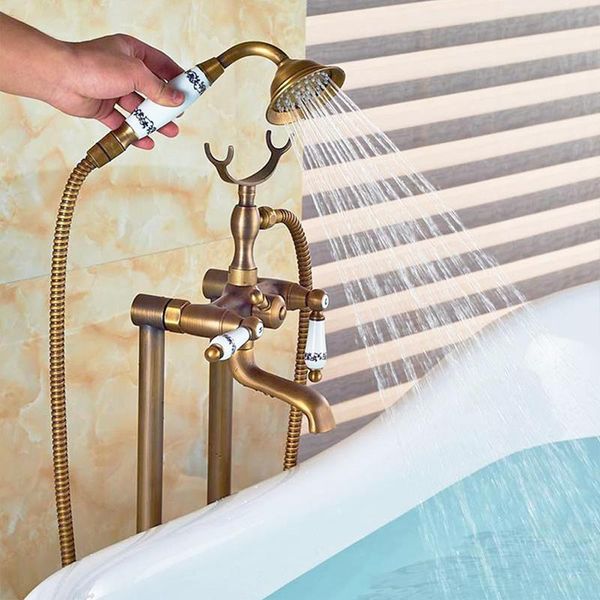 brass floor standing bathtub shower faucet ceramics handle crane set swivel tub spout dual handle cold mixer tap bbyeoz lipper
brass floor standing bathtub shower faucet ceramics handle crane set swivel tub spout dual handle cold mixer tap bbyeoz lipper